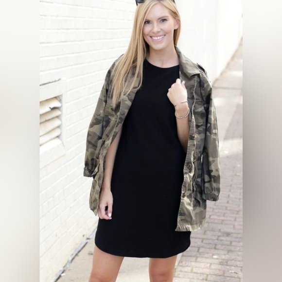 Banana Republic Oversized Camo Military Army Jacket Small - Picture 5 of 15